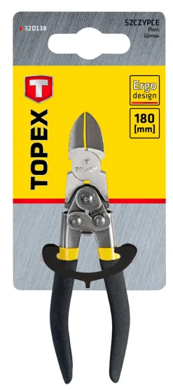 Szczypce boczne przegubowe 180mm Topex 32D138