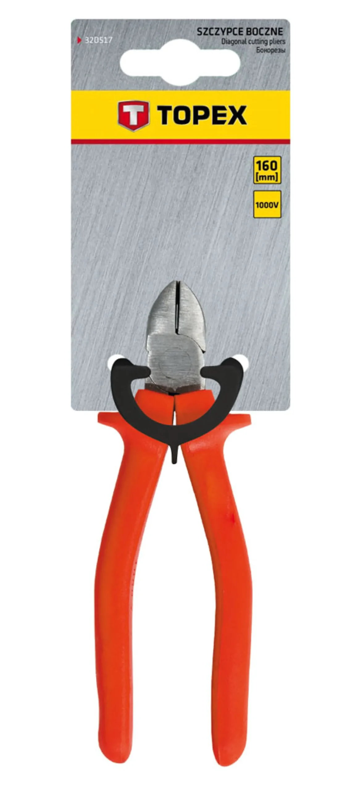 Szczypce boczne 1000V, 160mm Topex 32D517