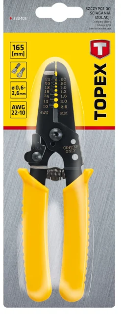 Szczypce do izolacji 165mm Topex 32D405