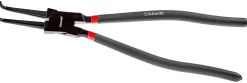Szczypce do pierścieni seeger'a wewnętrzne wygięte 180mm Schmith SVS-WW-180