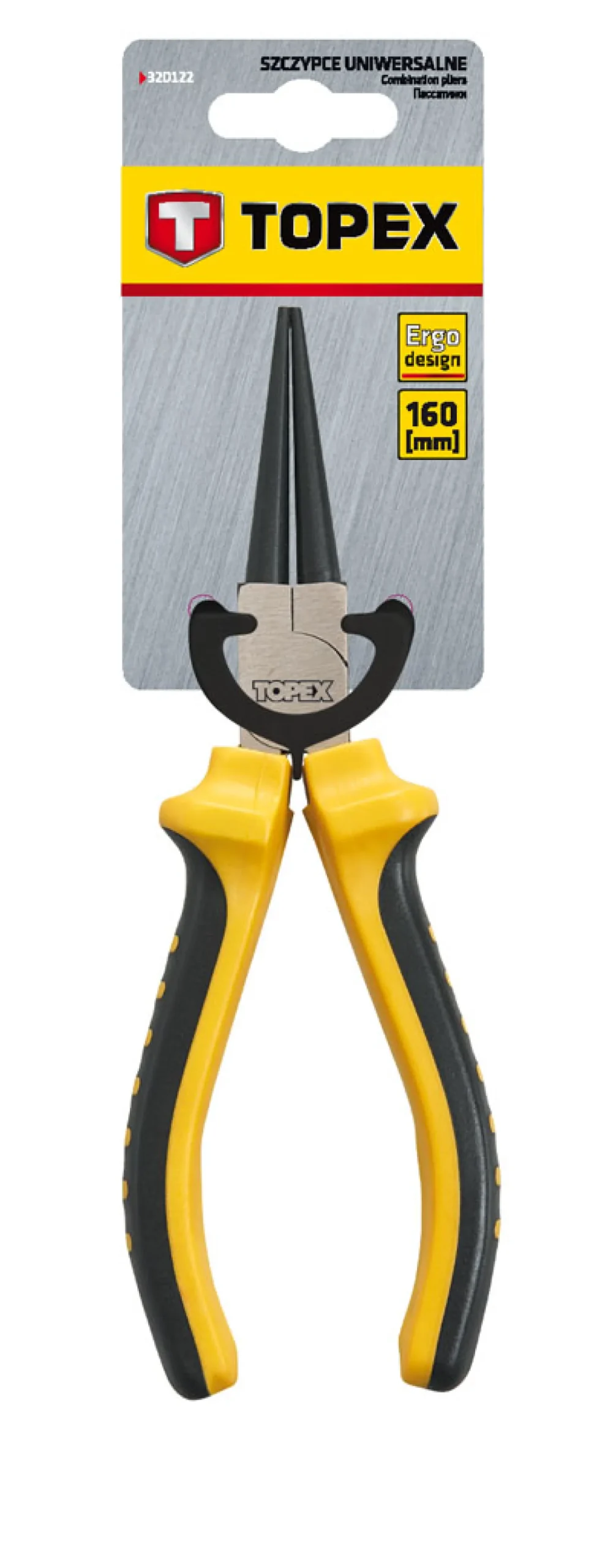 Szczypce okrągłe 160mm Topex 32D109