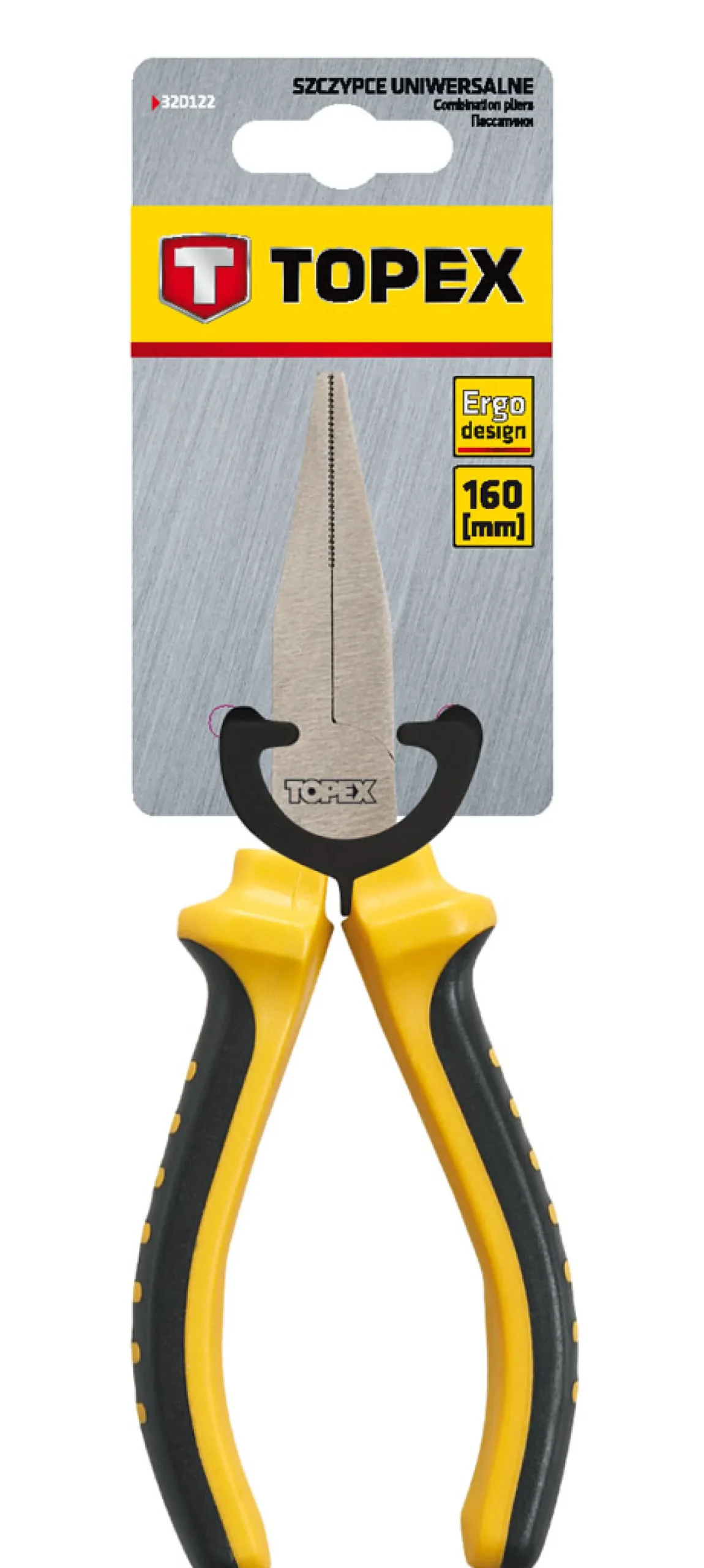 Szczypce płaskie 160mm Topex 32D108