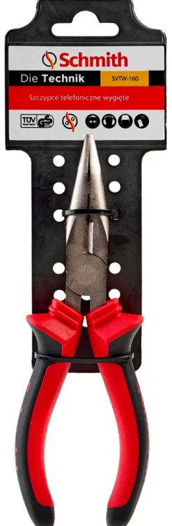Szczypce telefoniczne wygięte 160mm Schmith SVTW-160