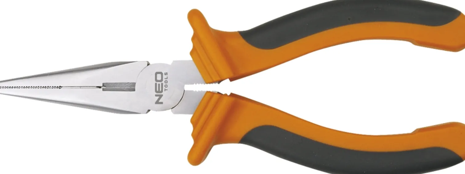 Szczypce wydłużone proste 200mm Neo 01-014