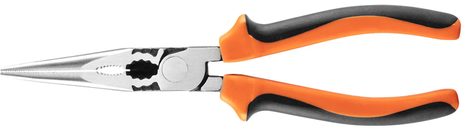 Szczypce wydłużone proste 200mm Neo 01-155