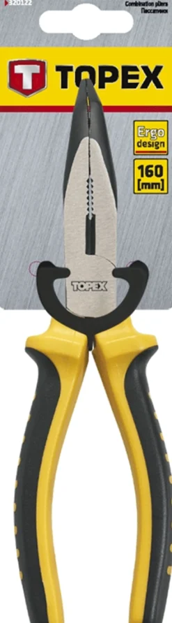 Szczypce wydłużone wygięte 160mm Topex 32D103