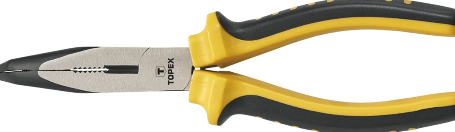 Szczypce wydłużone wygięte 160mm Topex 32D103