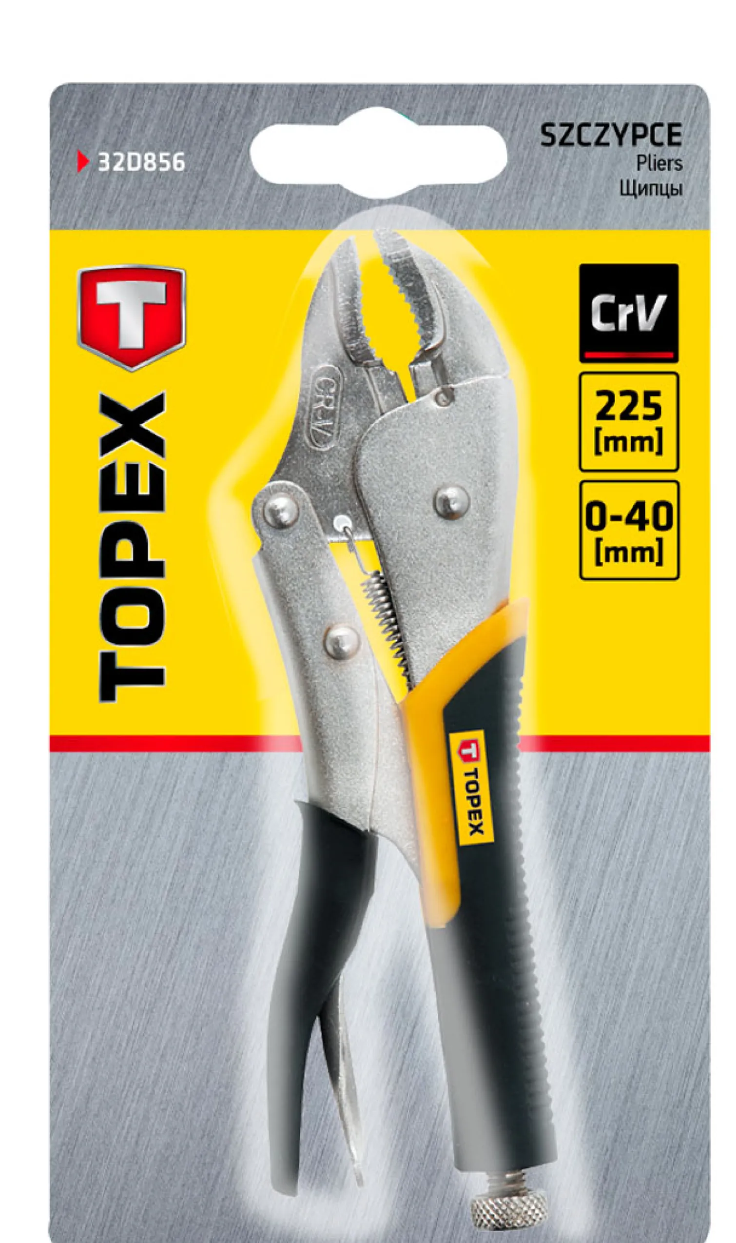 Szczypce zaciskowe uniwersalne 225mm Topex 32D856