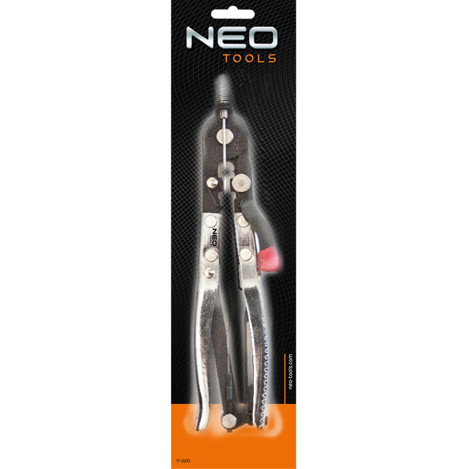 Szczypce z linką do opasek zaciskowych Neo 11-221
