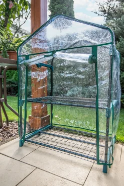 Szklarnia 69 x 49 x 95 cm, folia PVC, metalowa konstrukcja Neo 15-900