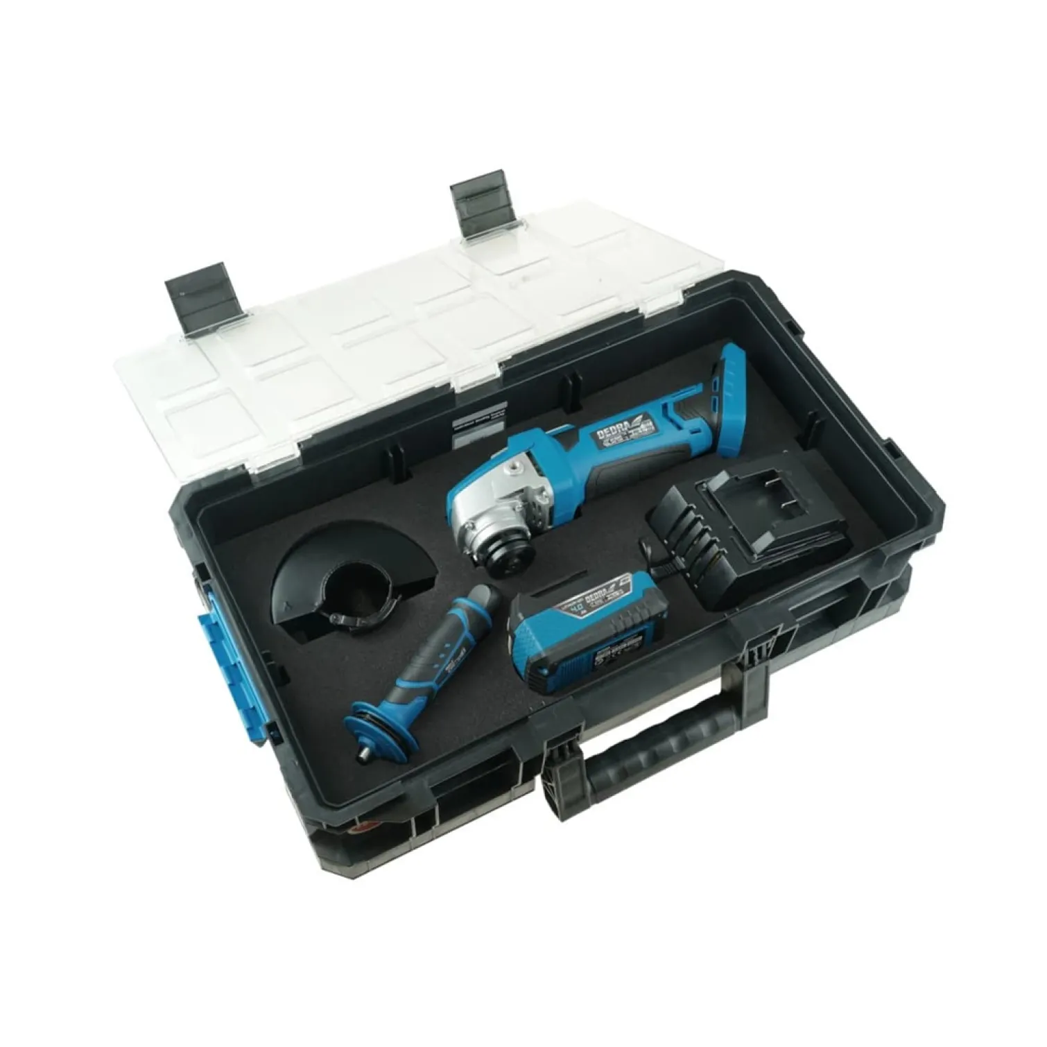 Szlifierka kątowa Dedra SAS+ ALL 18V N0303G02 1x4,0Ah