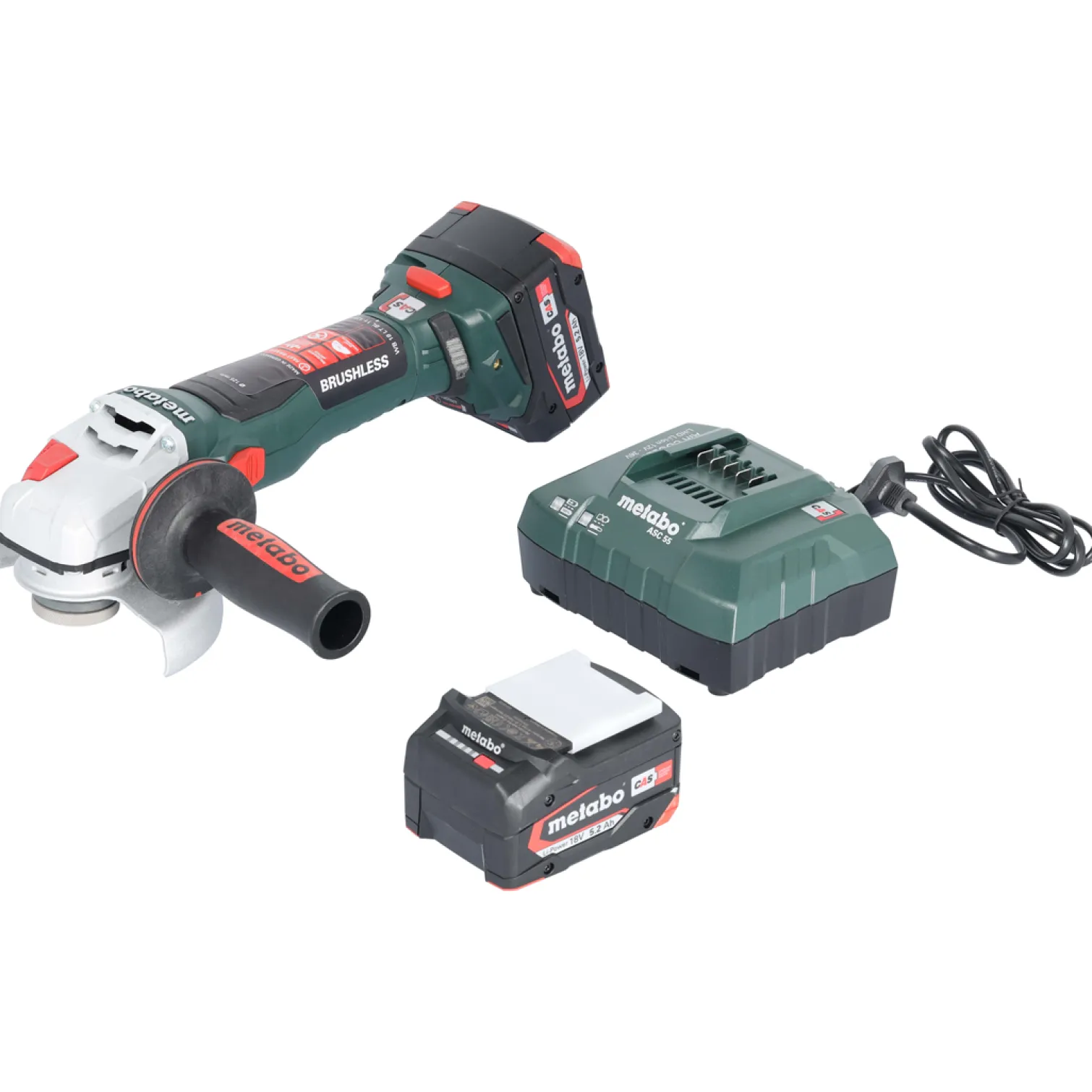 Szlifierka kątowa Metabo WB 18 LT BL 11-125 Quick 2x5.2Ah