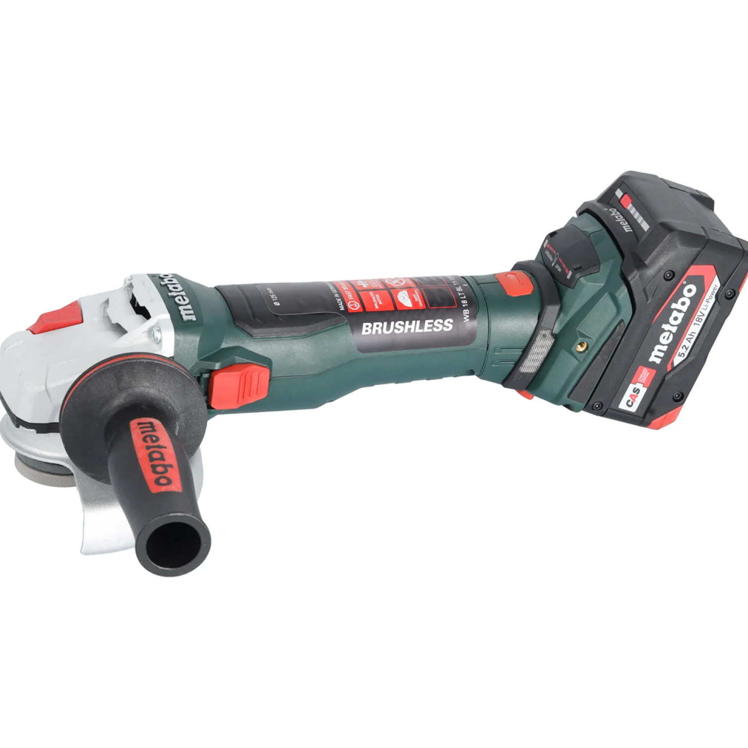 Szlifierka kątowa Metabo WB 18 LT BL 11-125 Quick 2x5.2Ah