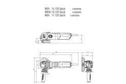 Szlifierka kątowa Metabo WEVA 15-125 Quick
