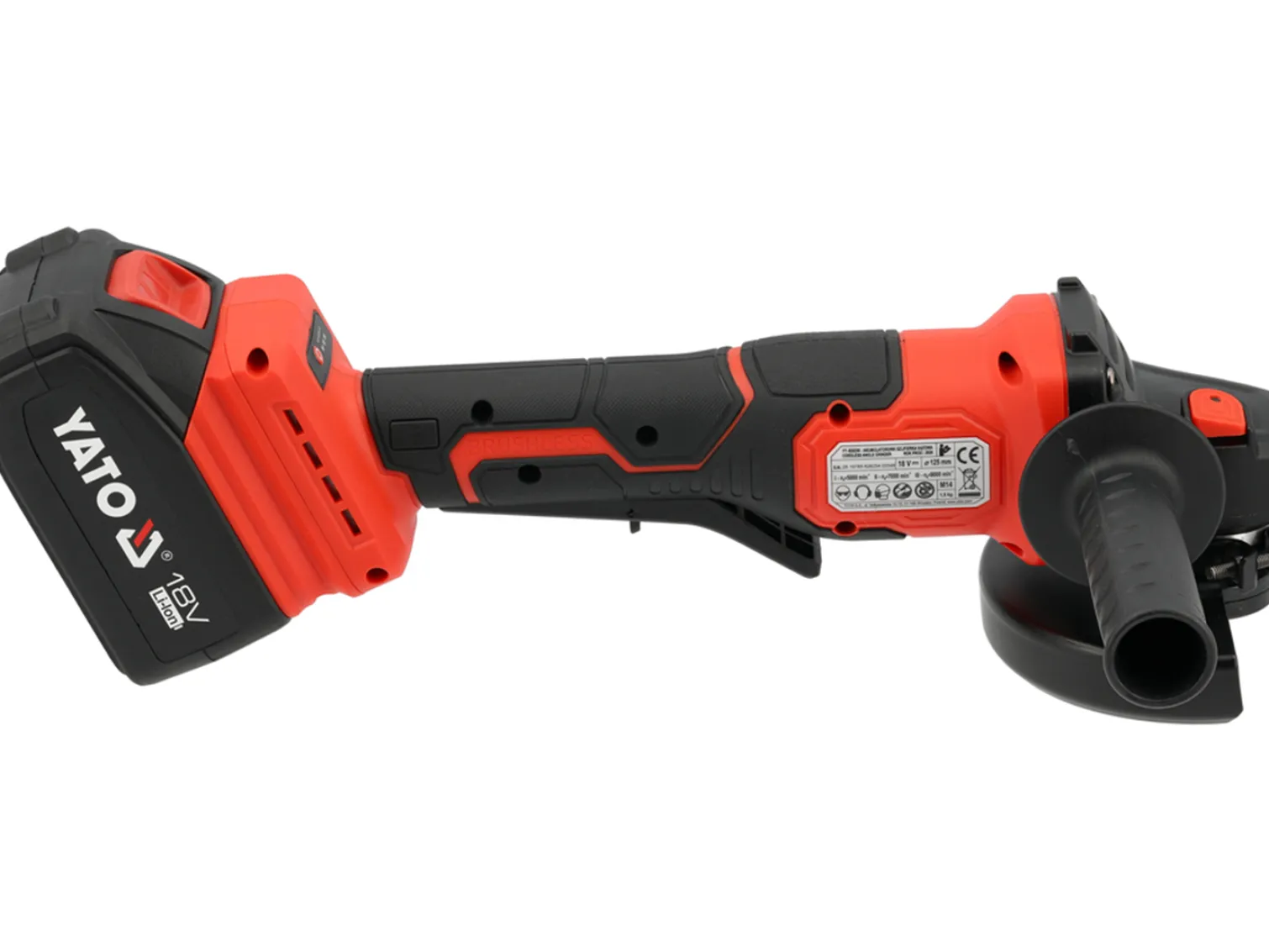 Szlifierka kątowa Yato YT-828254 1x4.0Ah