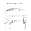 Szlifierka kątowa z płaską głowicą Metabo WEVF 10-125 Quick Inox