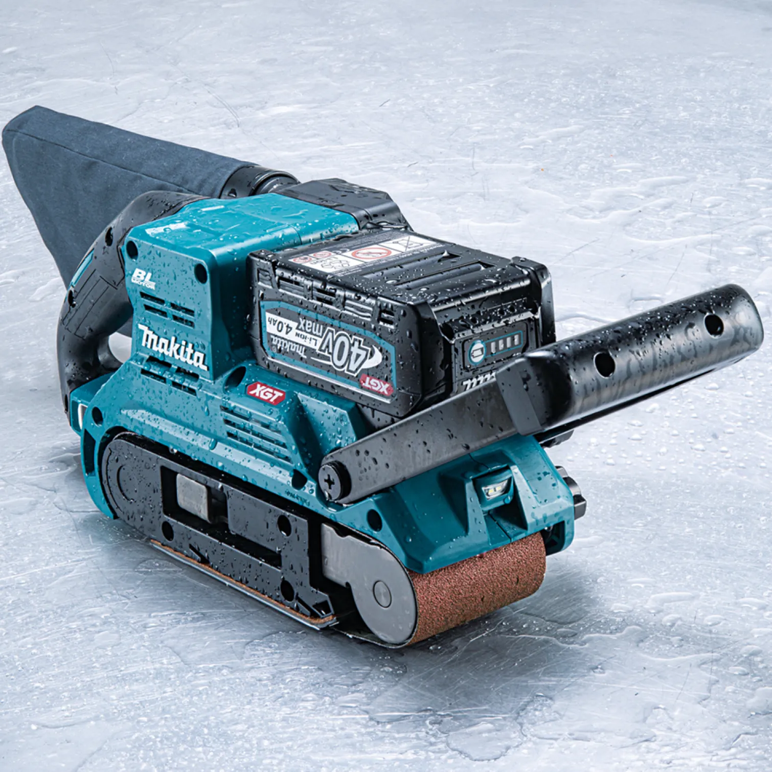 Szlifierka taśmowa Makita XGT BS001GM201 2x4.0Ah