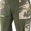 Szorty moro rozm.XXL, bawełna+elastan, 240g/m2 Dedra BH43ST-XXL