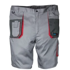 Szorty ochronne XXL/58, szare, Comfort line 190g/m2 Dedra BH3ST-XXL
