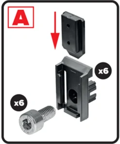 Szybkozłączki do molet Qbrick System Custom Connectors Set 1
