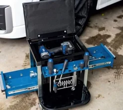Taboret warsztatowy z szufladami Scheppach TW900
