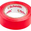 Taśma izolacyjna czerwona 10m Schmith STIR-01