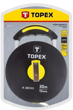 Taśma miernicza włókno szklane 30m x 13mm Topex 28C533