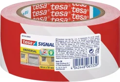 Taśma Signal 66m x 50mm, biało-czerwona Tesa 58134