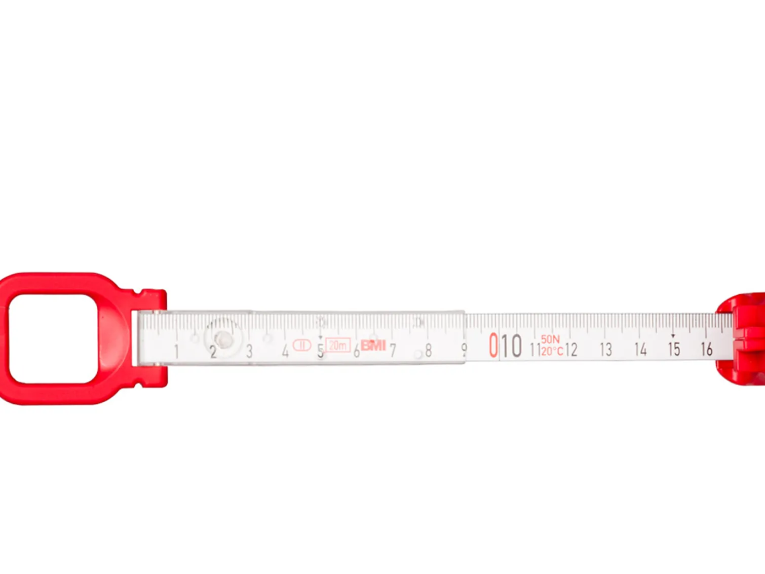 Taśma zwijana 20m BMI WEISSLACK 20 BASIC MM/BF