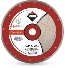Tarcza diamentowa do cięcia 250mm Rubi CPX 250 PRO