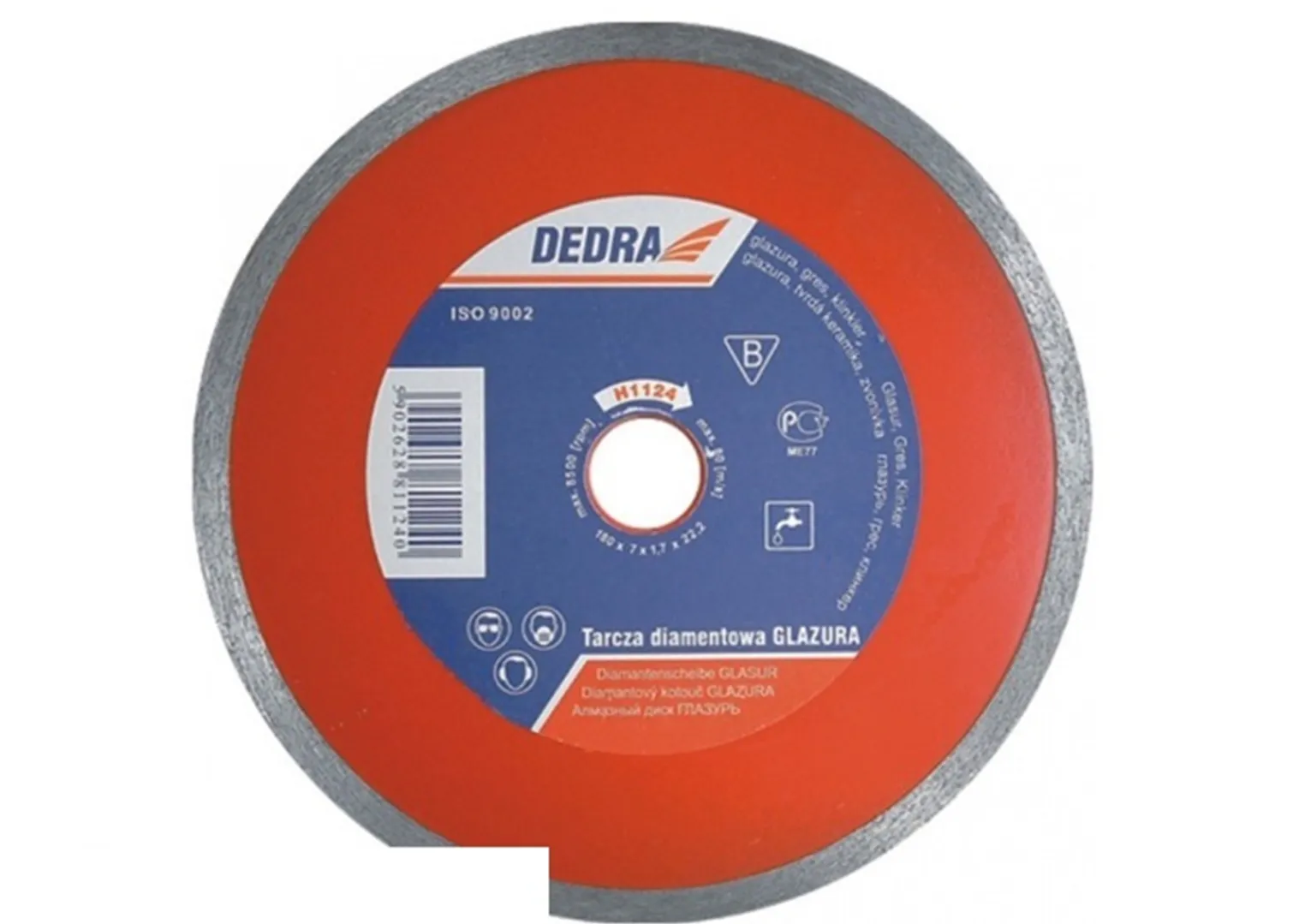 Tarcza diamentowa 180mm Dedra H1124