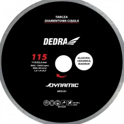 Tarcza diamentowa 180mm/22.2mm Dynamic Dedra HP2104