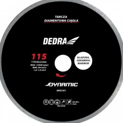 Tarcza diamentowa 230mm/22.2mm Dynamic Dedra HP2106