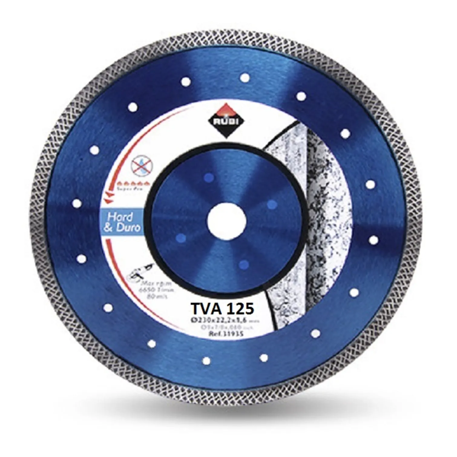 Tarcza diamentowa 125mm Rubi TVA 125 SUPERPRO