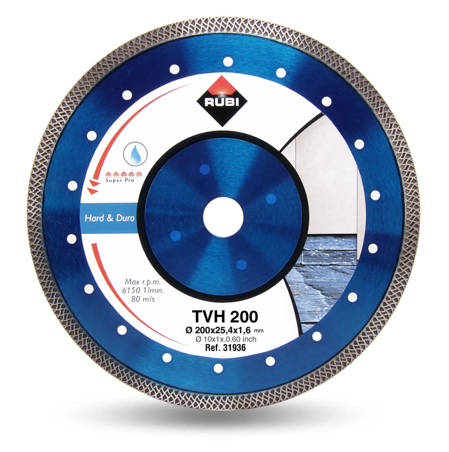 Tarcza diamentowa 200mm Rubi TVH 200 SUPERPRO
