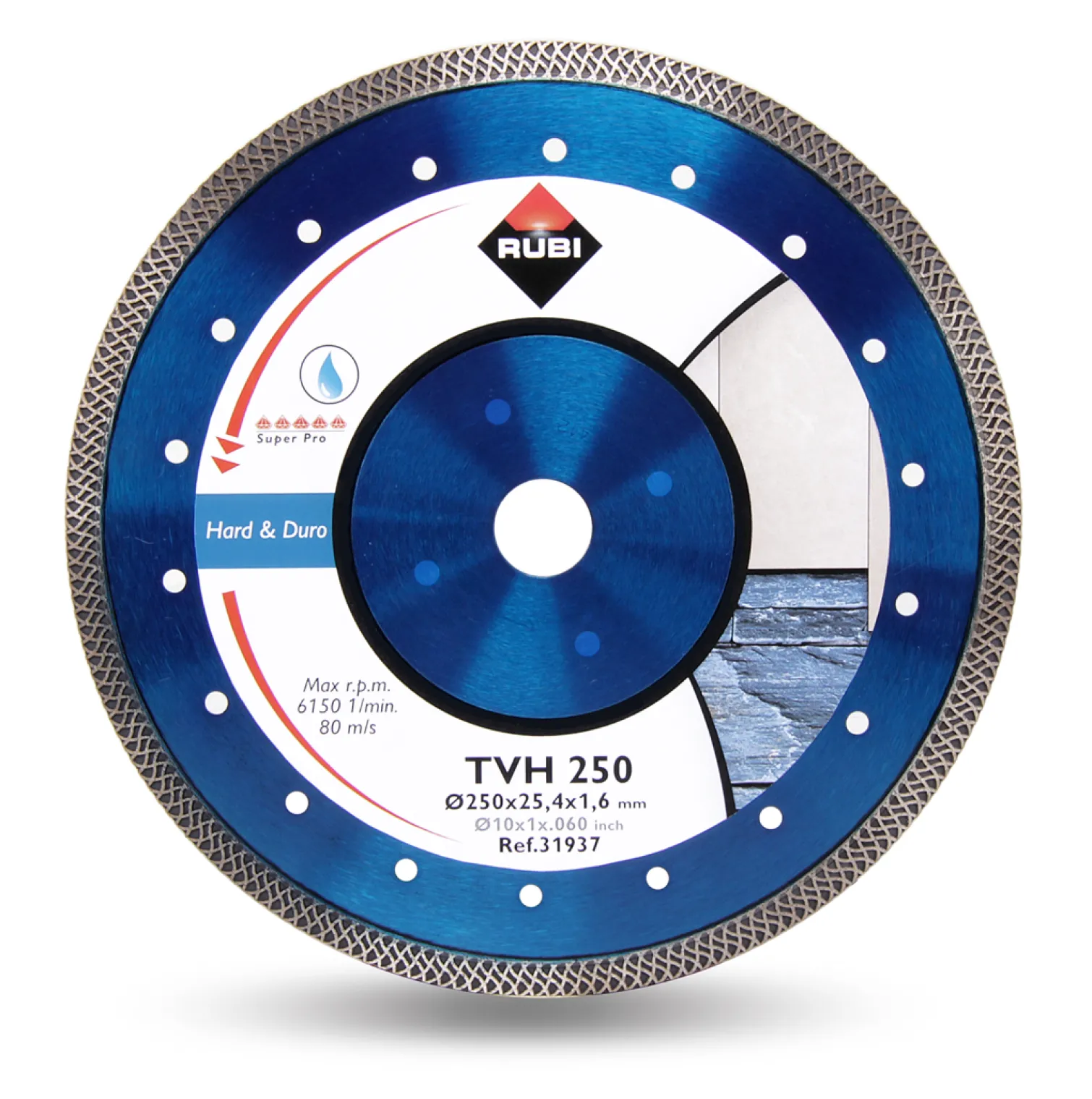 Tarcza diamentowa 250mm Rubi TVH 250 SUPERPRO