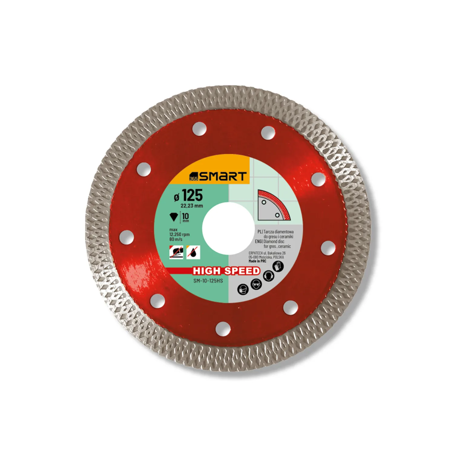Tarcza diamentowa 125mm Smart365 High Speed