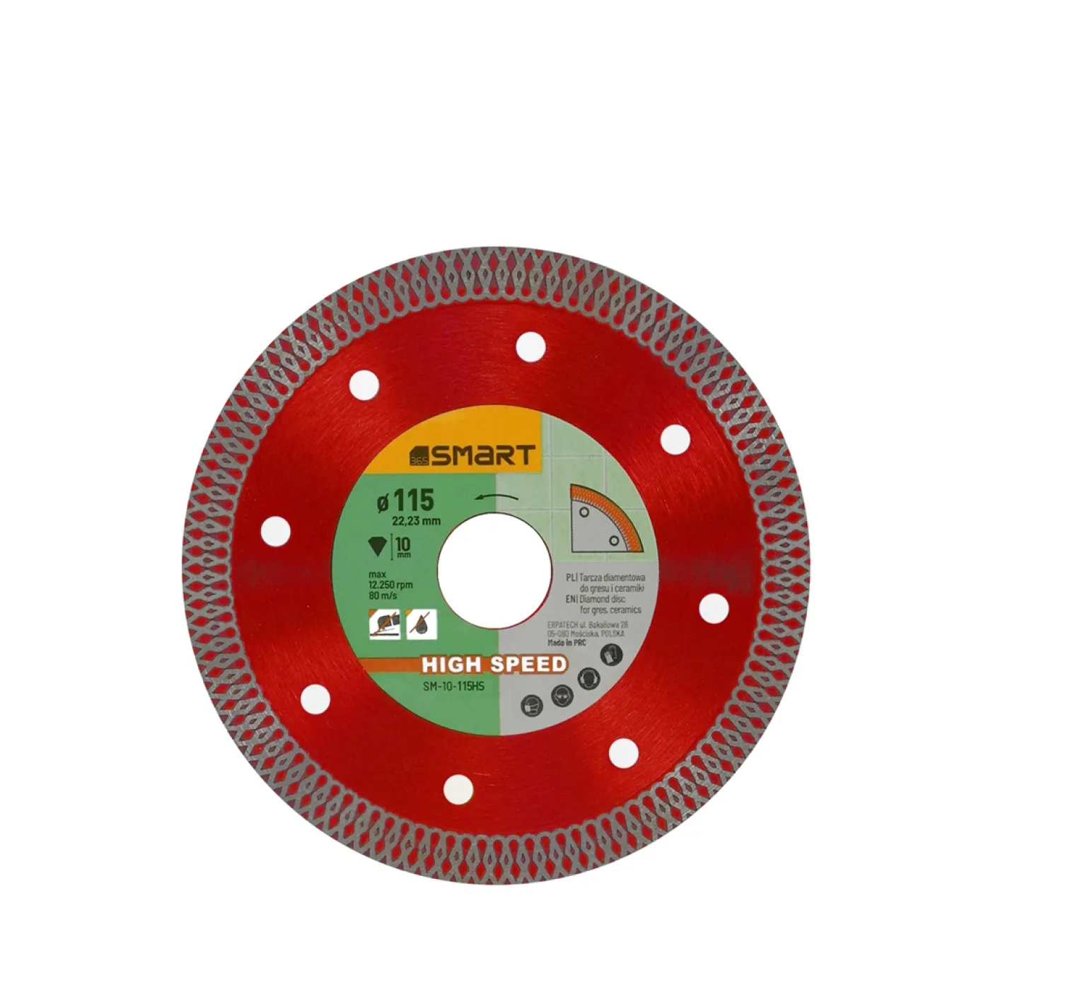 Tarcza diamentowa 115mm Smart365 High Speed