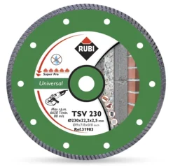 Tarcza diamentowa turbo typ T 115mm Rubi T115/22,2mm