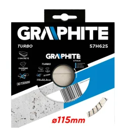 Tarcza diamentowa 115x22.2mm Graphite 57H625
