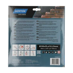 Tarcza diamentowa 230x25.4/22.23mm Norton CEE DIY Universal