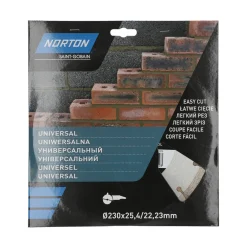 Tarcza diamentowa 230x25.4/22.23mm Norton CEE DIY Universal