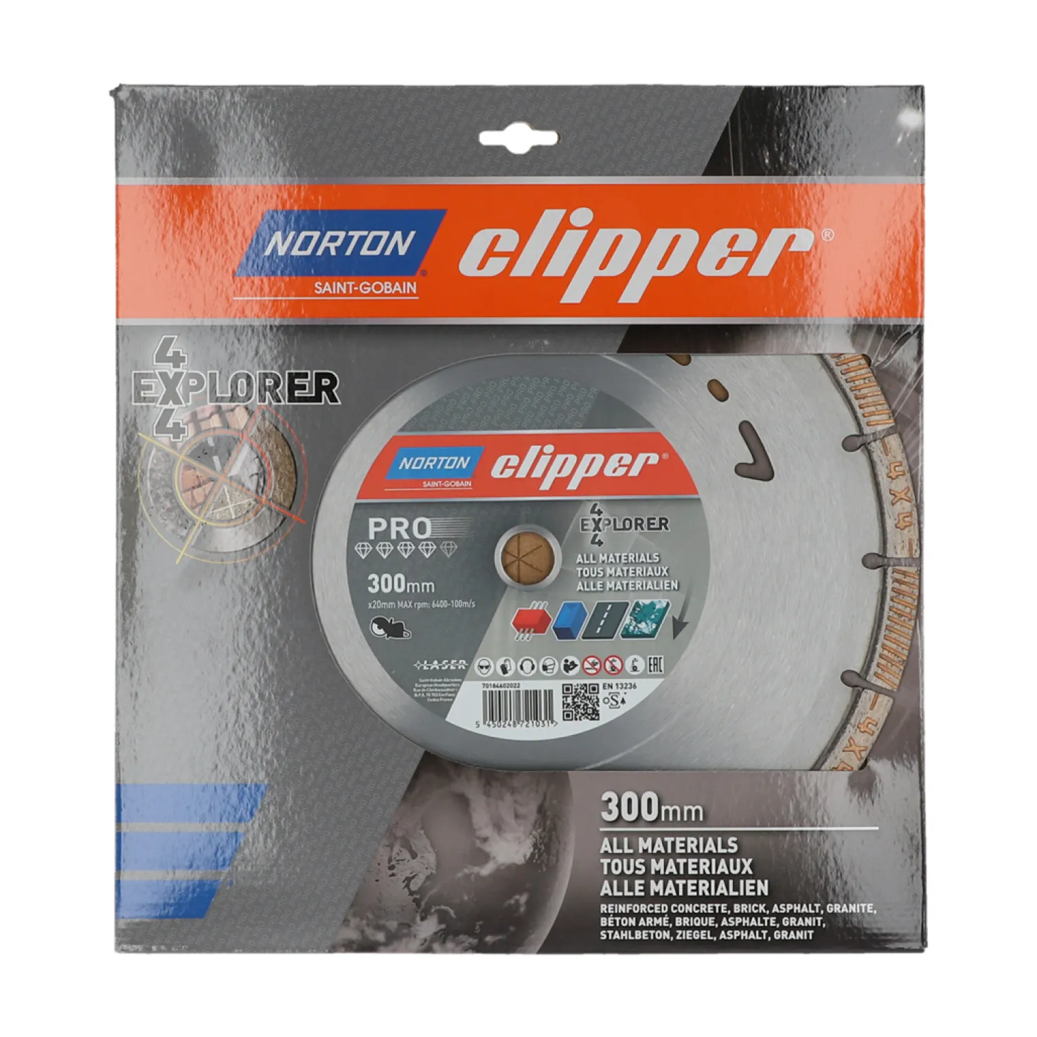 Tarcza diamentowa 300x20mm Norton Clipper PRO 4x4 Explorer