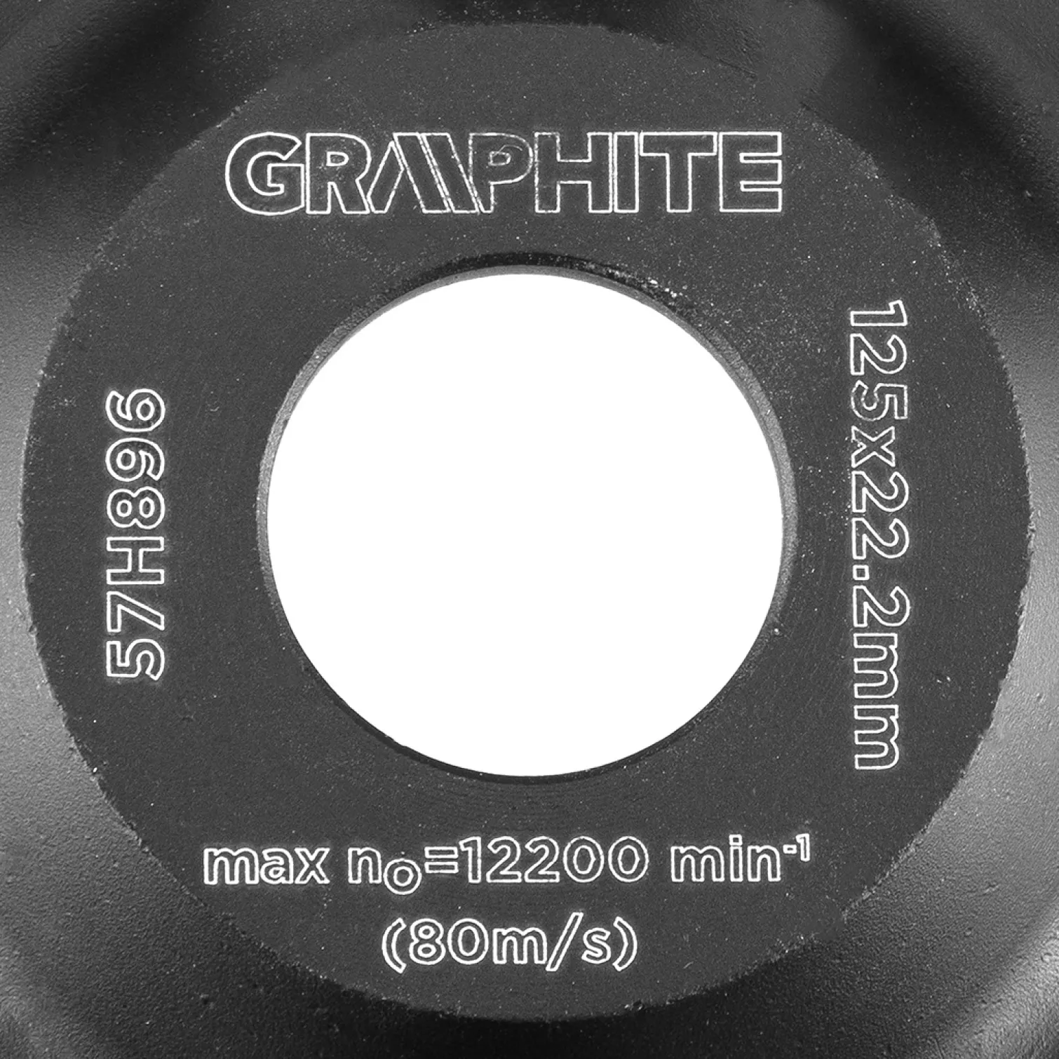 Tarcza diamentowa 125x22.2x5mm Graphite 57H896