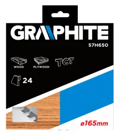 Tarcza do pilarki, widiowa 165x30mm Z24 Graphite 57H650