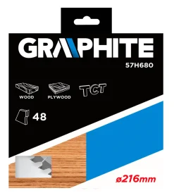 Tarcza do pilarki, widiowa 216x30mm Z48 Graphite 57H680