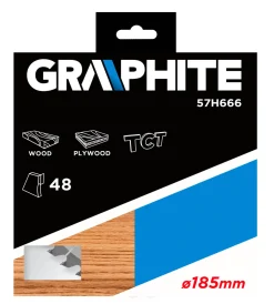Tarcza do pilarki, widiowa 185x30mm Z48 Graphite 57H666