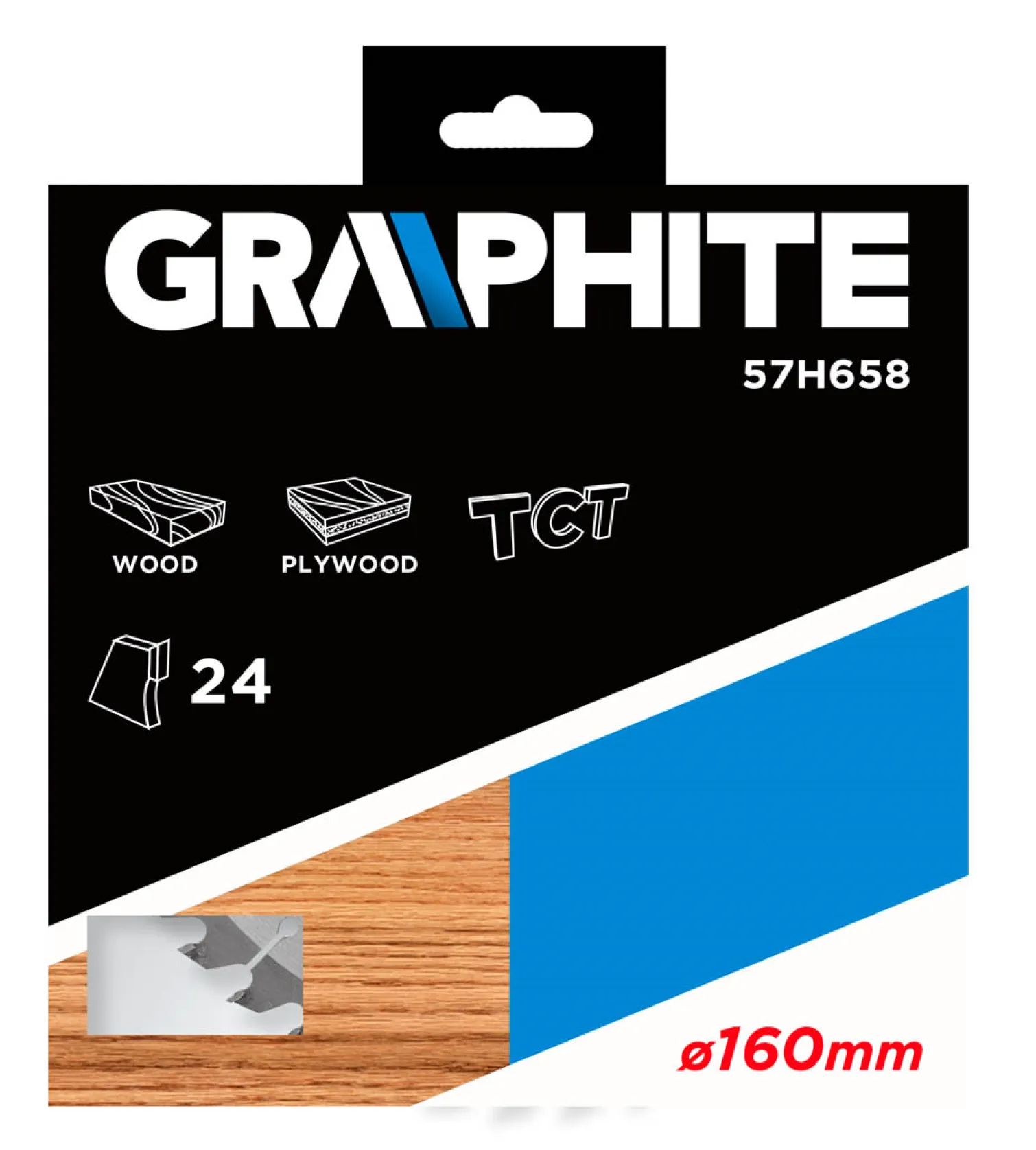 Tarcza do pilarki, widiowa 160x30mm Z24 Graphite 57H658