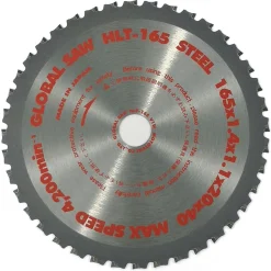Tarcza do stali 165x20mm/40z cermet FN Glob Motoyuki GLOB-HLT-165