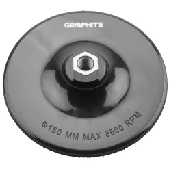 Tarcza elastyczna z rzepem 150 mm x M14 Graphite 55H826